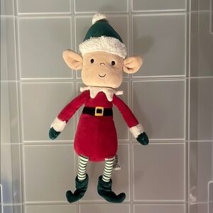Jellycat Red and Green Elf Stuffed Animal